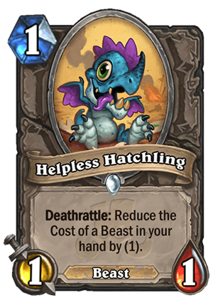 Helpless Hatchling Card