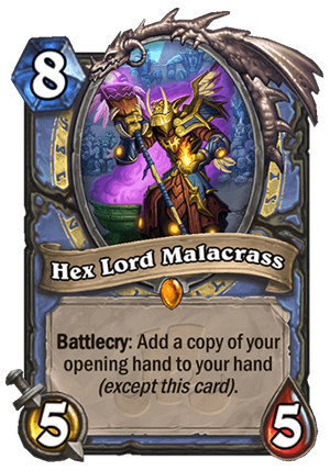 Hex Lord Malacrass Card