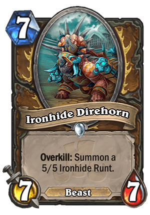 Ironhide Direhorn Card