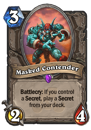 Masked Contender Card