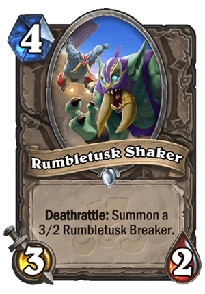 Rumbletusk Shaker Card