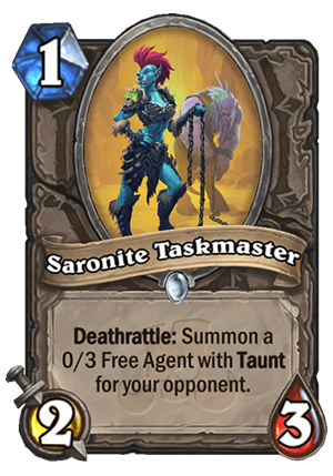 Saronite Taskmaster Card