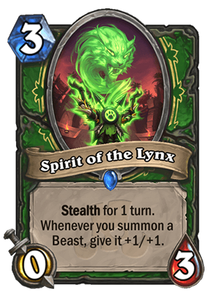 Spirit of the Lynx Card