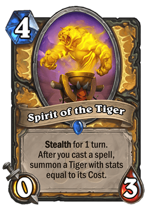Spirit of the Tiger Card