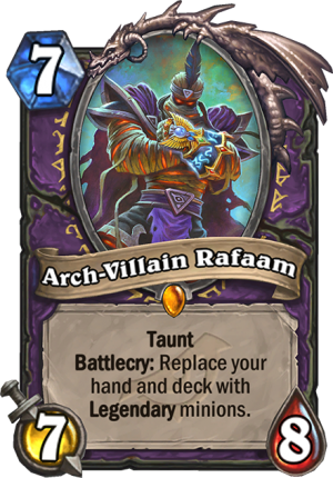 Arch-Villain Rafaam Card