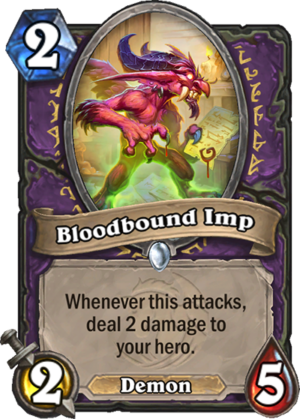 Bloodbound Imp Card