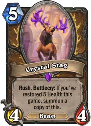 Crystal Stag Card