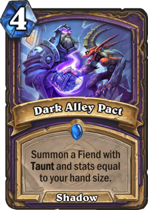 Dark Alley Pact Card