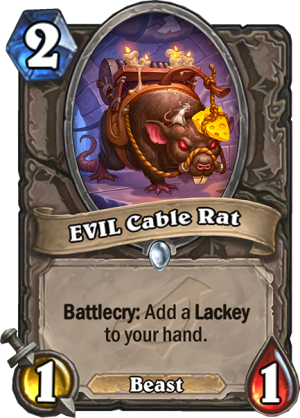 EVIL Cable Rat Card