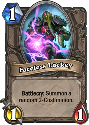 Faceless Lackey Card