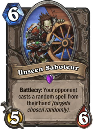 Unseen Saboteur Card