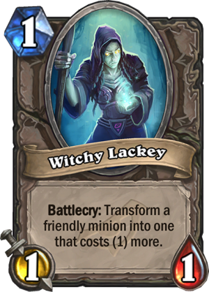 Witchy Lackey Card