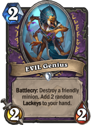 EVIL Genius Card