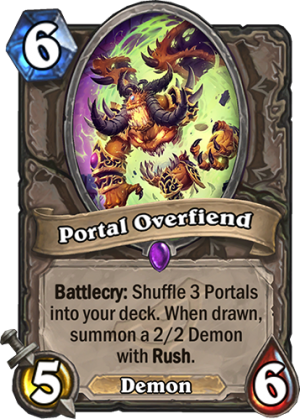 Portal Overfiend Card