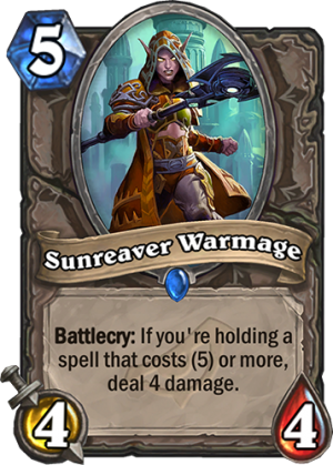 Sunreaver Warmage Card