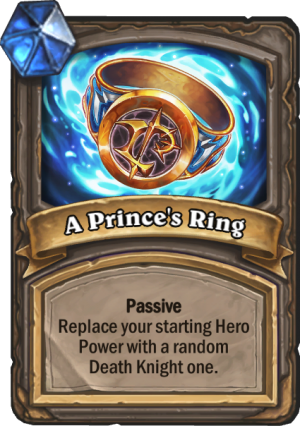 A Prince’s Ring Card