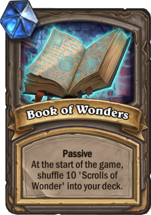 Book of Wonders Card