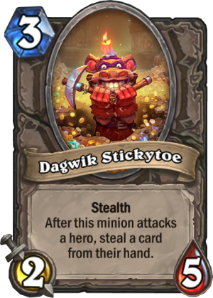 Dagwik Stickytoe Card