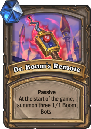 Dr. Boom’s Remote Card