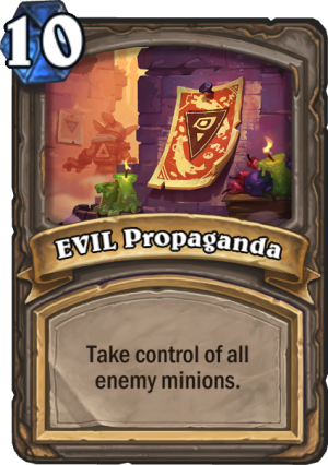 EVIL Propaganda Card