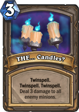 THE… Candles? Card