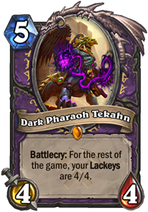 Dark Pharaoh Tekahn Card