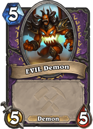 EVIL Demon Card