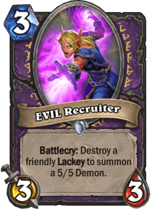 EVIL Recruiter Card