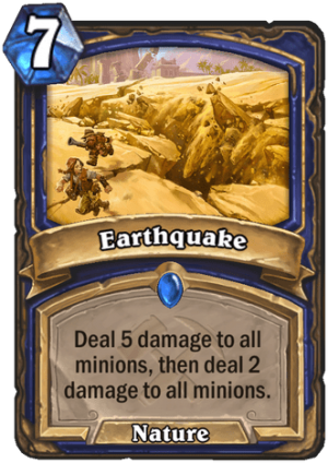 Earthquake Card