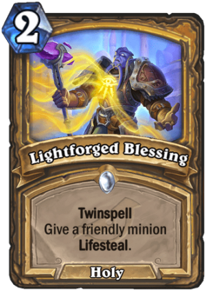 Lightforged Blessing Card
