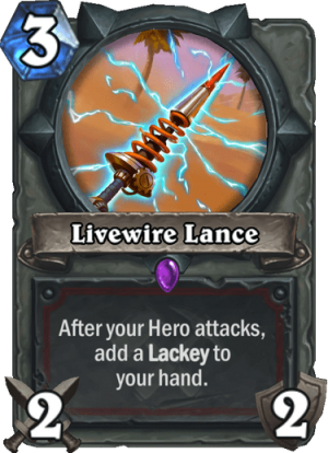 Livewire Lance Card