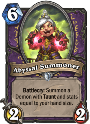 Abyssal Summoner Card