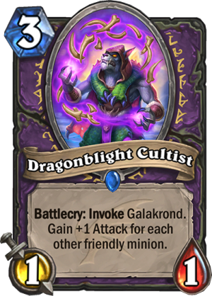 Dragonblight Cultist Card
