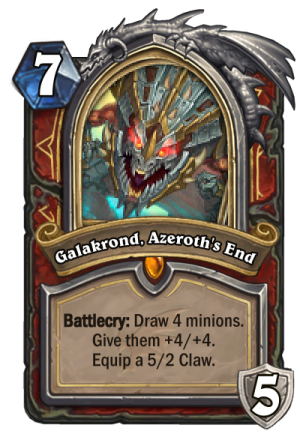 Galakrond, Azeroth’s End (Warrior) Card