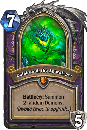 Galakrond, the Apocalypse (Warlock) Card