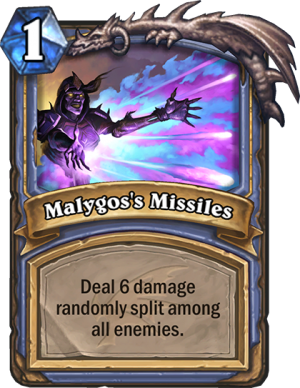 Malygos’s Missiles Card