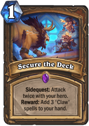 Secure the Deck Card