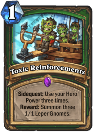 Toxic Reinforcements Card