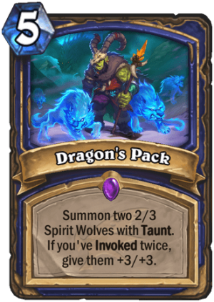 Dragon’s Pack Card