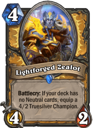 Lightforged Zealot Card