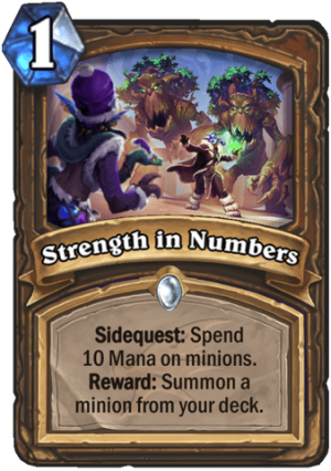 Strength in Numbers Card
