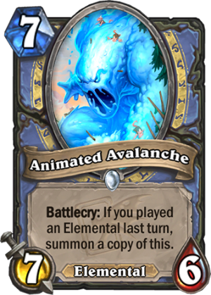 Animated Avalanche Card