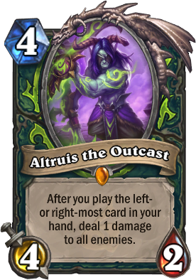 Altruis the Outcast Card