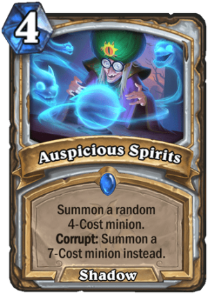 Auspicious Spirits Card