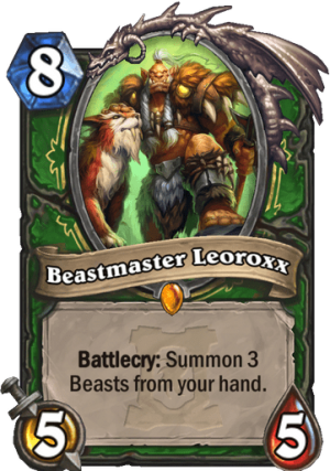 Beastmaster Leoroxx Card