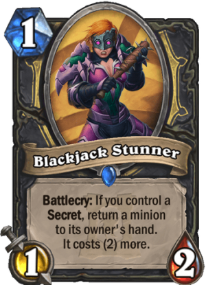 Blackjack Stunner Card