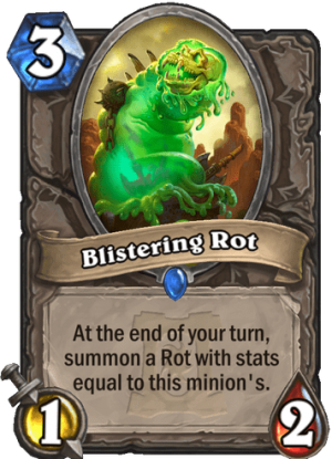 Blistering Rot Card