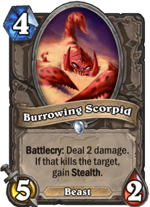 Burrowing Scorpid Card