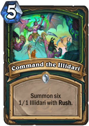 Command the Illidari Card