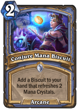 Conjure Mana Biscuit Card